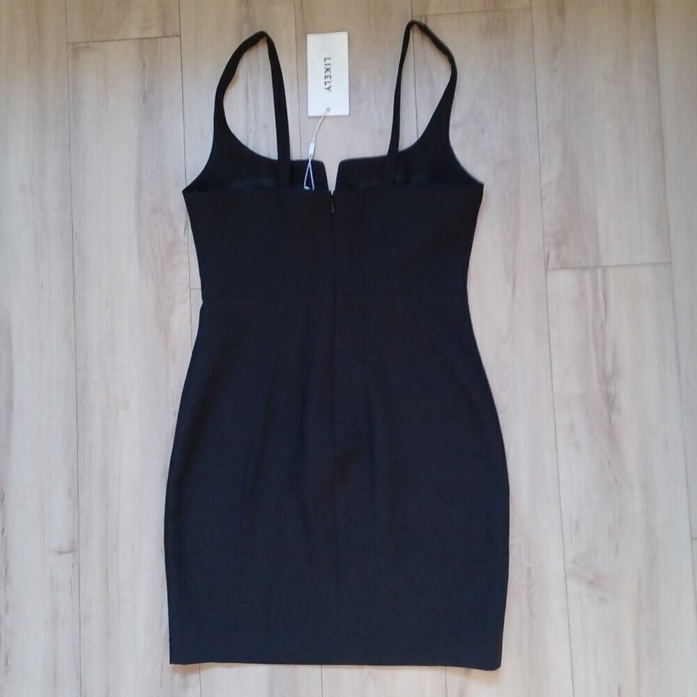 Likely Constance Mini Dress Black Size 4 NWT - Picture 5 of 9